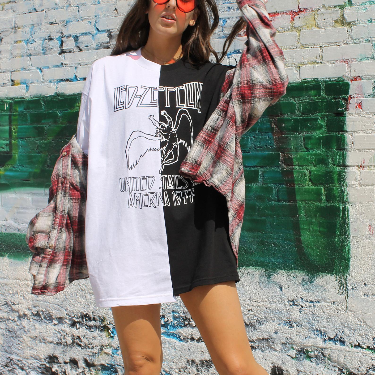 oversized t shirt dress outfit